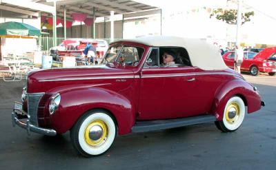 1940 Ford Cabriolet - OC Marketplace car show