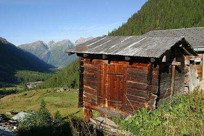Storehut in Fafleralp (Loetschental)