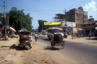 Typical India Street Scene