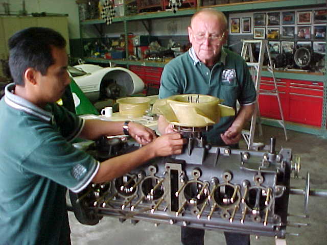 Installing the fan & drive