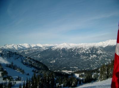 View from Whistler Peak
