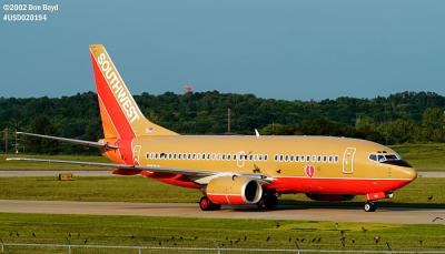 Southwest Airlines B737-7H4 N757LV aviation stock photo