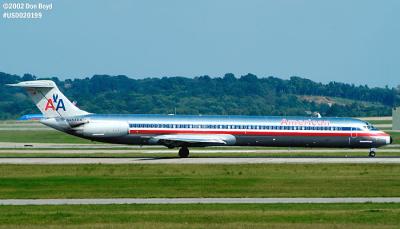 American Airlines MD-82 N454AA aviation stock photo