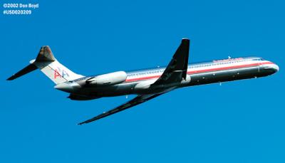 American Airlines MD-82 N454AA aviation stock photo