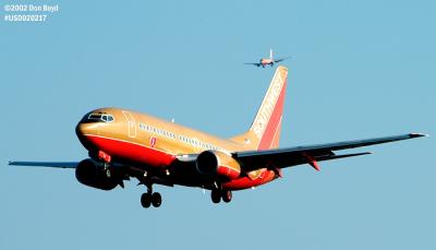 Southwest Airlines B737-7H4 N734SA aviation stock photo