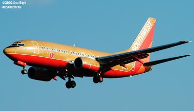 Southwest Airlines B737-7H4 N734SA aviation stock photo