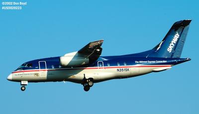 Skyway (Midwest Express Connection) Dornier 328 N351SK aviation stock photo