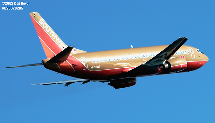 Southwest Airlines B737-3H4 N603SW aviation stock photo