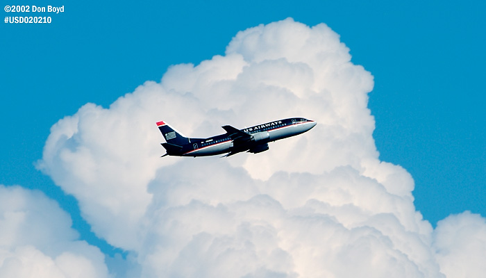 US Airways B737-300 aviation stock photo