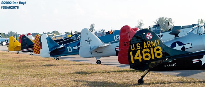 Warbird tails aviation air show stock photo