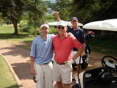 Our tournament buddy Pat Kelly and Gary Heiner