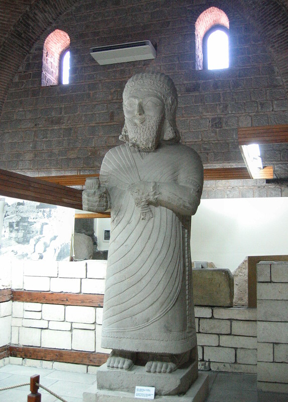 Famous statue of Hittite King Tarhunza of ancient Malatya