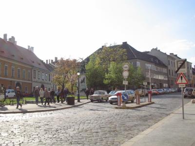 a very old square in the castle district