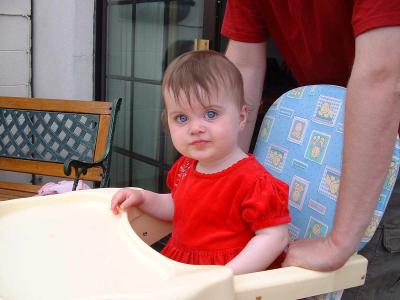 little lady in red