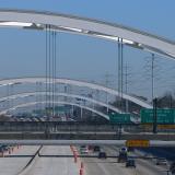 Southwest Freeway at four bridges to E 1 detail