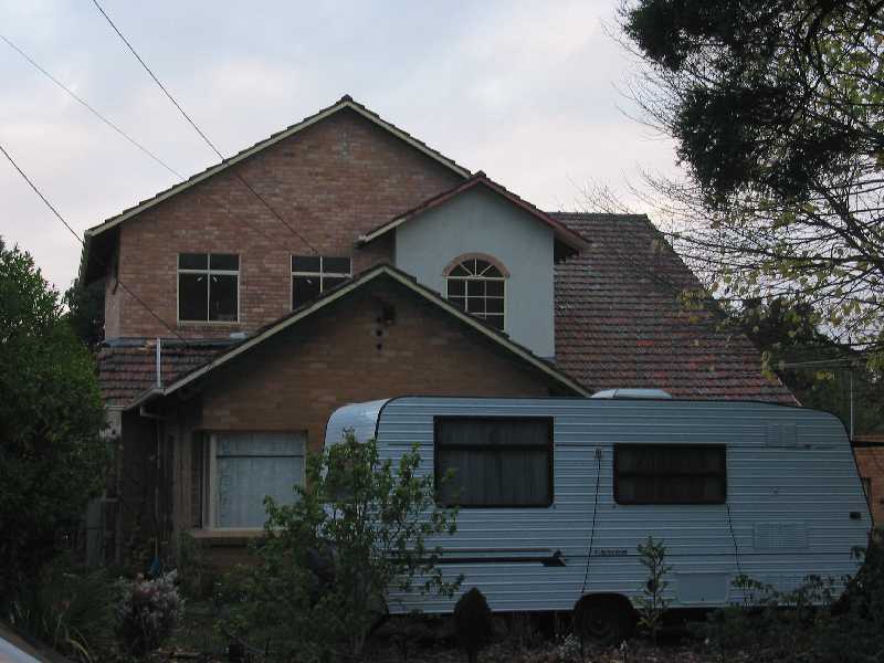 from the street