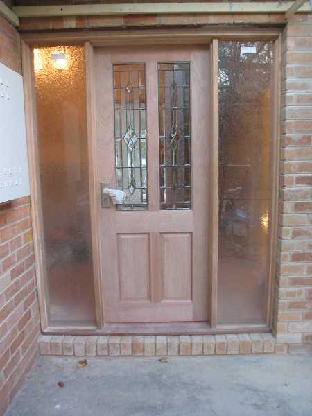 new entrance installed