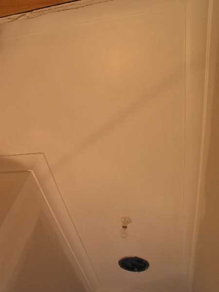 upstairs toilet roof undercoated