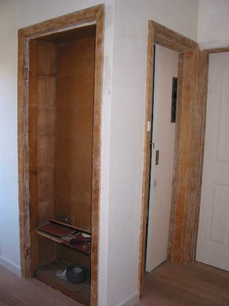 old architraves stripped back