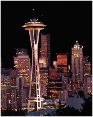 Don Cooper: Space Needle at Night
