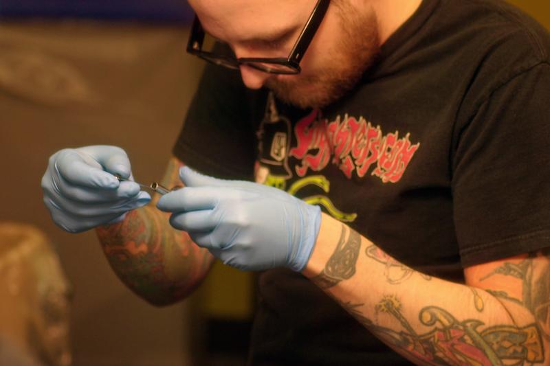 Loading up the  ink