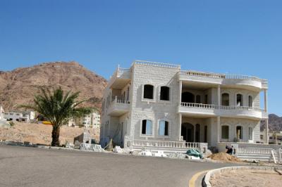 New villa under construction, Aqaba