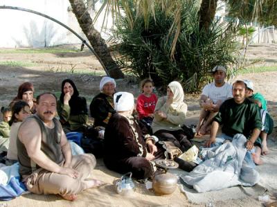 A Jordanian family from As-Salt, near Amman, invited me for tea