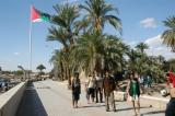 Shoreline promenade in Aqaba, Jordan