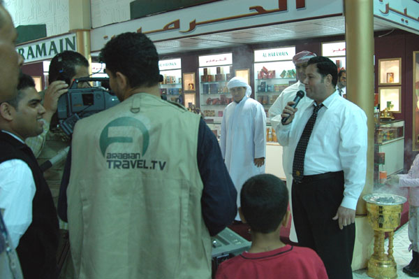 Arabian Travel TV at the Saudi pavilion