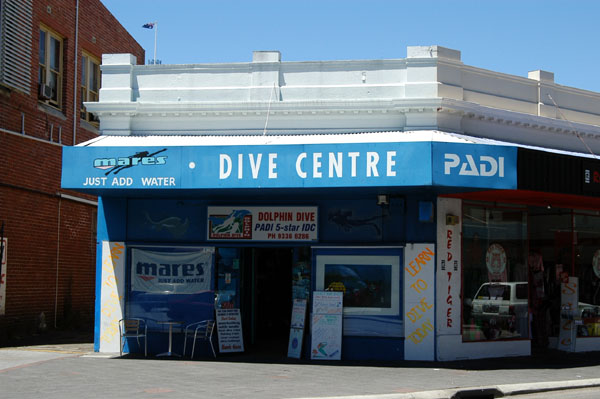 Dolphin Dive Centre, Fremantle, dives Rottnest Island