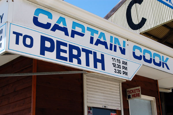 Captain Cook operates Swan River cruises to Perth