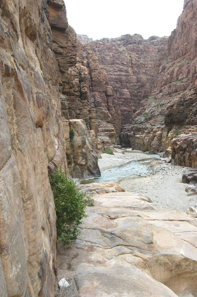 Wadi Mujib canyon