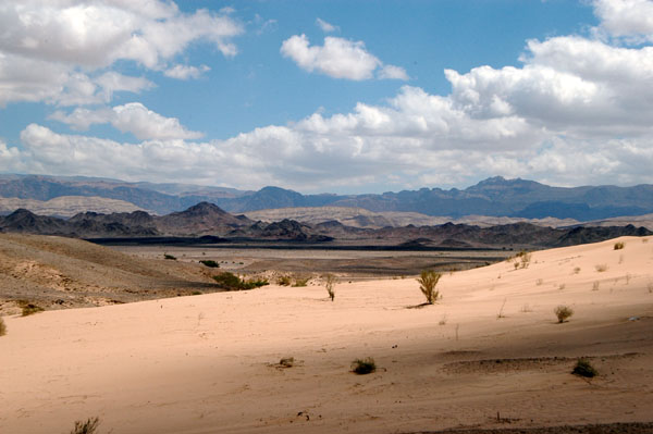 Dead Sea Highway desert scenery