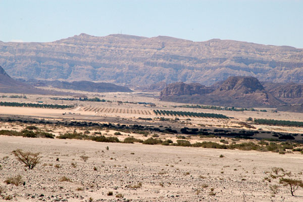 Israel in the distance