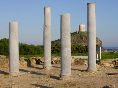 Four-column villa