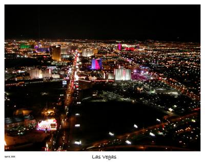 Las Vegas from the top of the Stratosphere