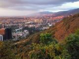 Bogota and surrounding mountains