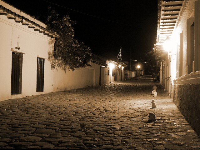 Colonial Street in Villa de Leyva