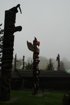 Haida Totems in Thunderbird Park
