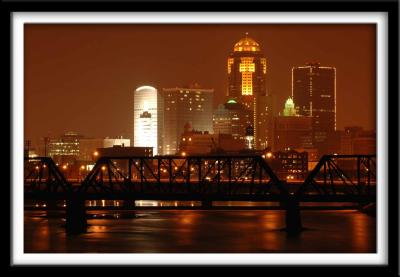Des Moines Skyline Closeup