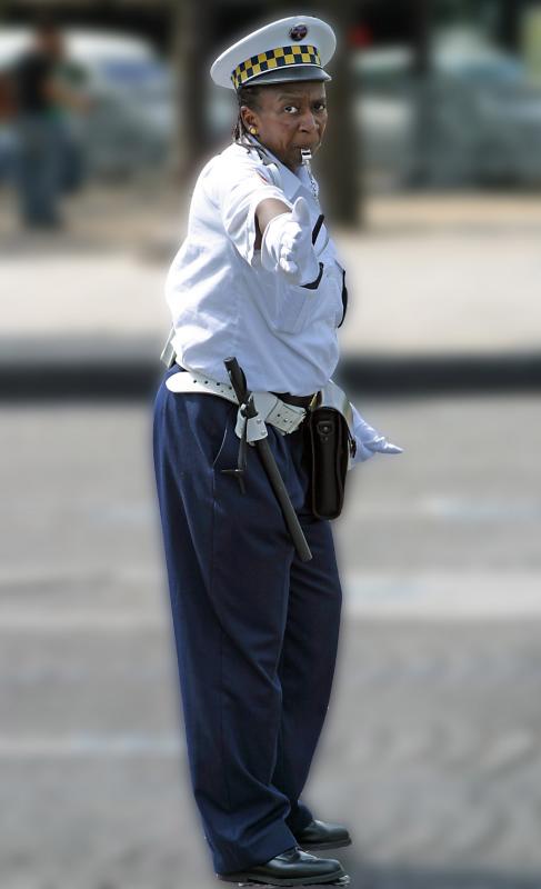 Traffic cop, Paris