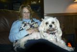 Winston and Mom Hanging Out