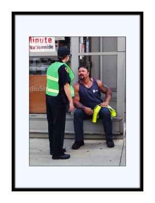 He wows the cop!