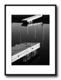 First Saturday in September--Peace! (wharf, reflection, lake, abstract)
