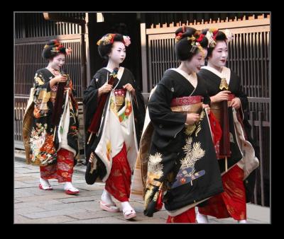 On the street in Gion