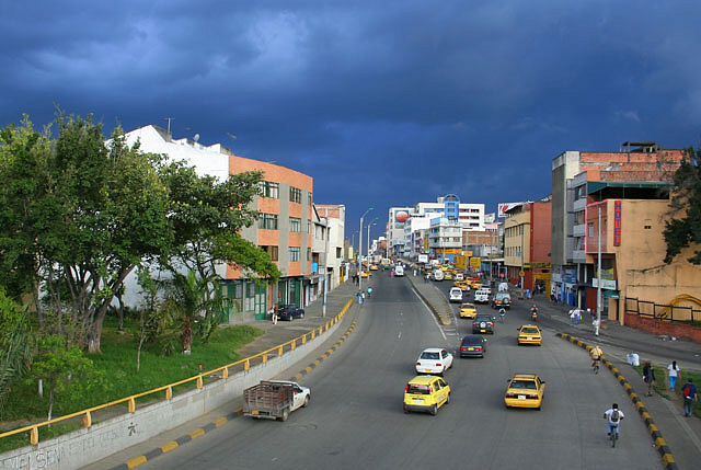 Approaching Storm Over Cali, Colombia