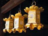 Three gold lanterns.JPG