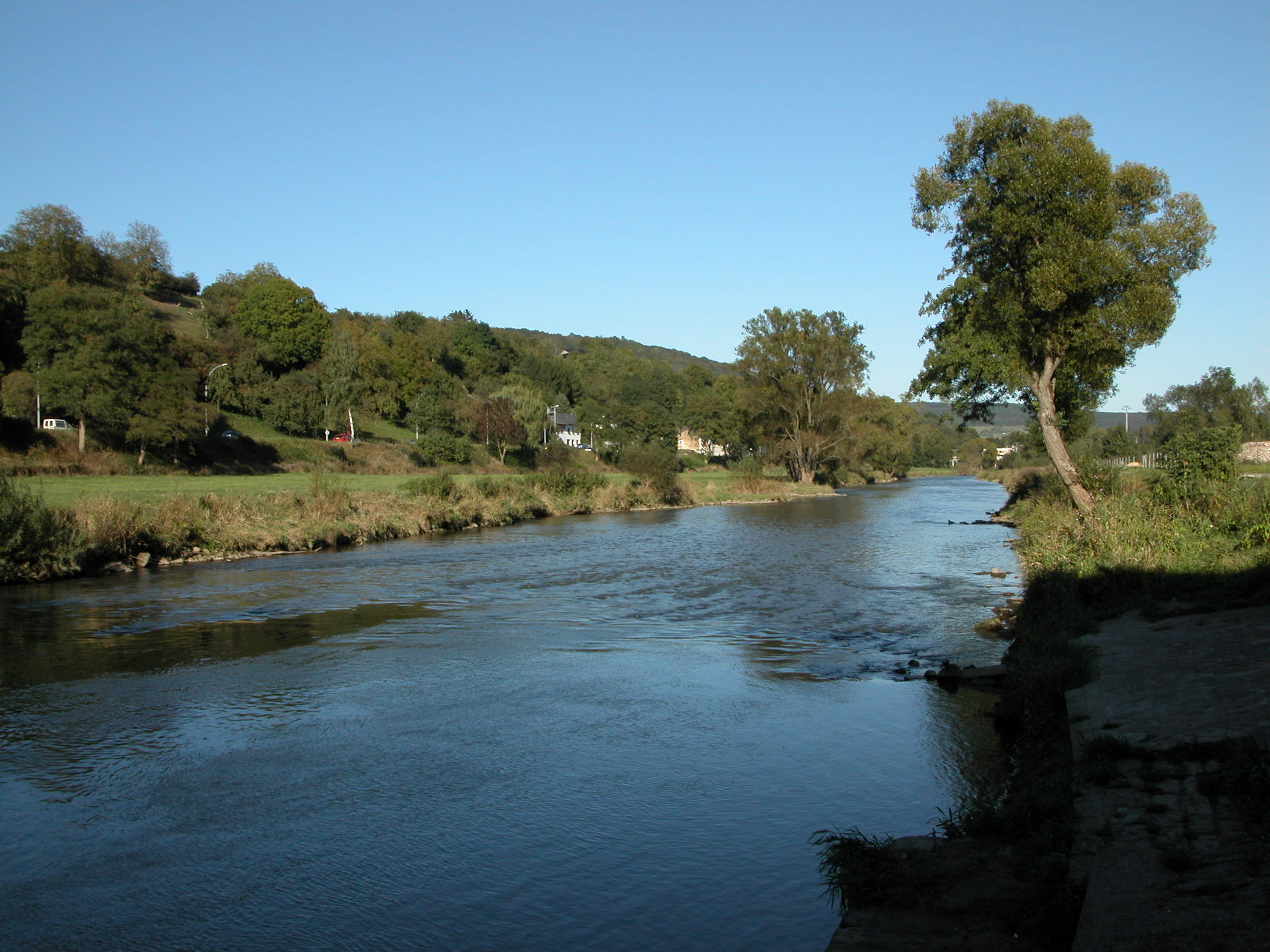 The Sre river in Luxembourg