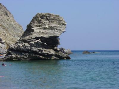 ...because you'll need your snorkeling equipment around this rock...