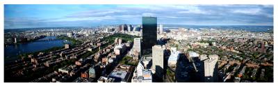 Boston from the Prudential - Panorama